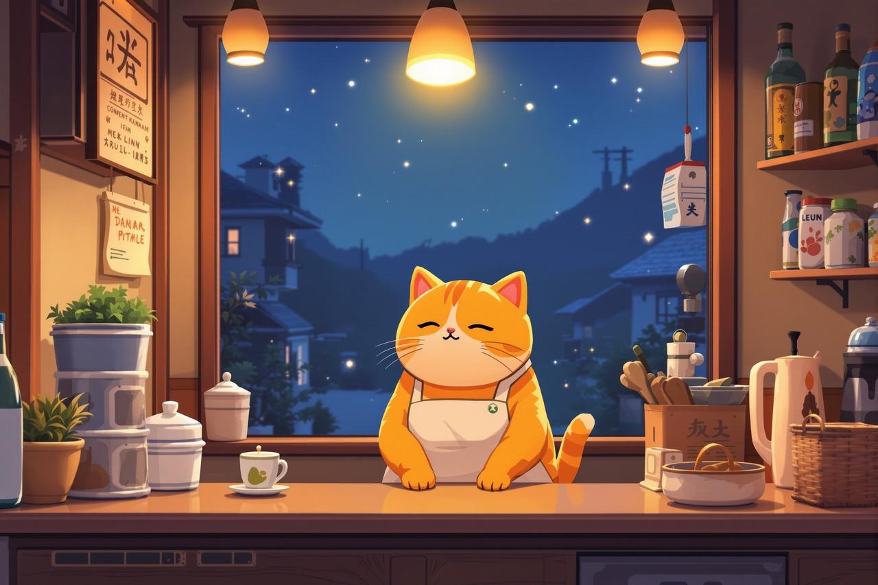 漫改剧 - 深夜食堂·猫町篇 - 深夜疗愈动漫短剧封面